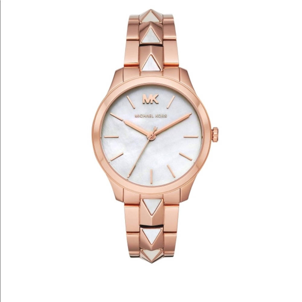 ⚜️Michael Kors®Women's Mother Pearl Rose Watch⚜️